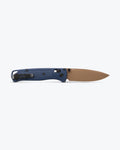 Bugout® Crater Blue Grivory® - Back Side Opened View | Benchmade Knife Co.