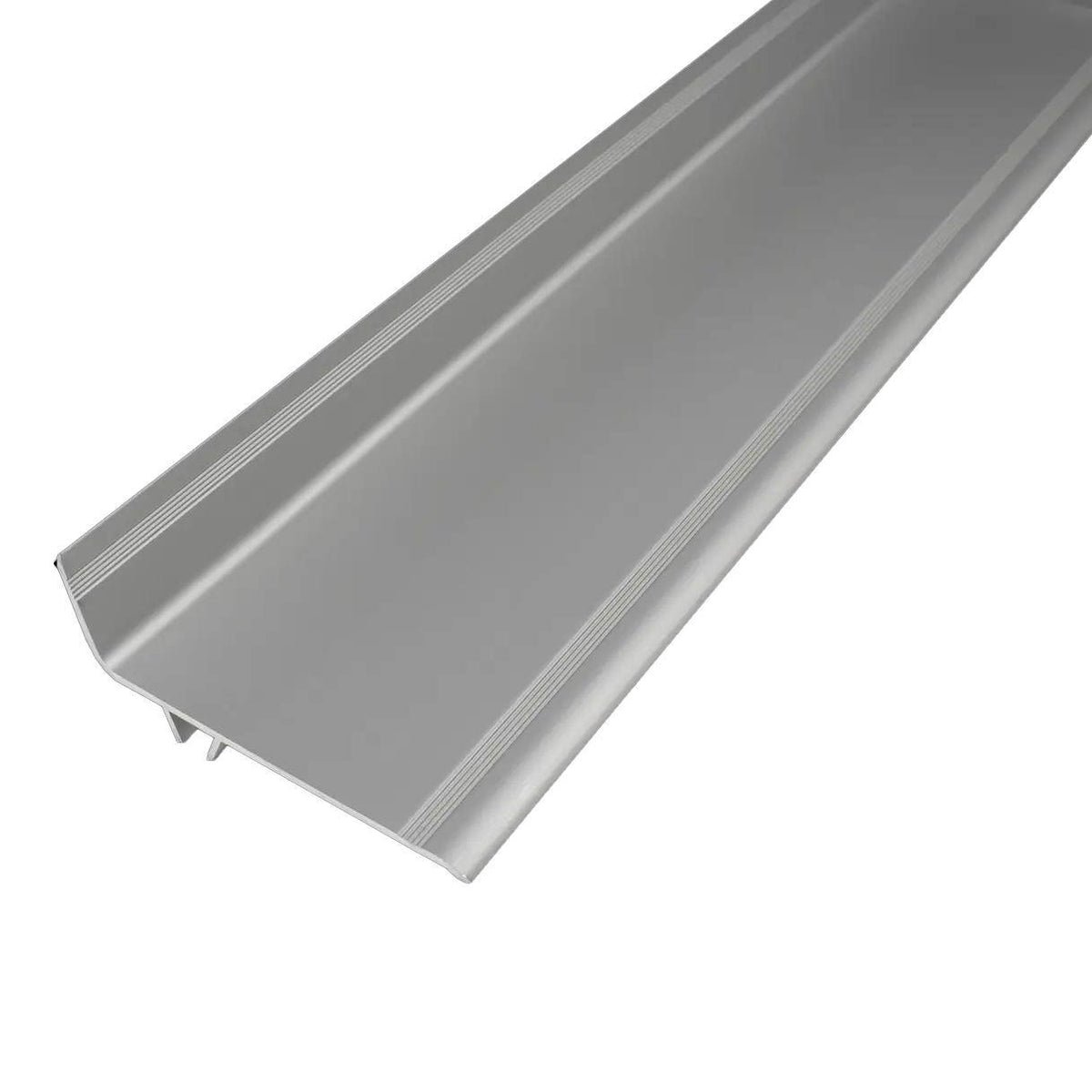 Eckausführung Abdeckprofil Eckausführung DURAFLEX KF Aluminium eloxiert silber 300mm 300cm