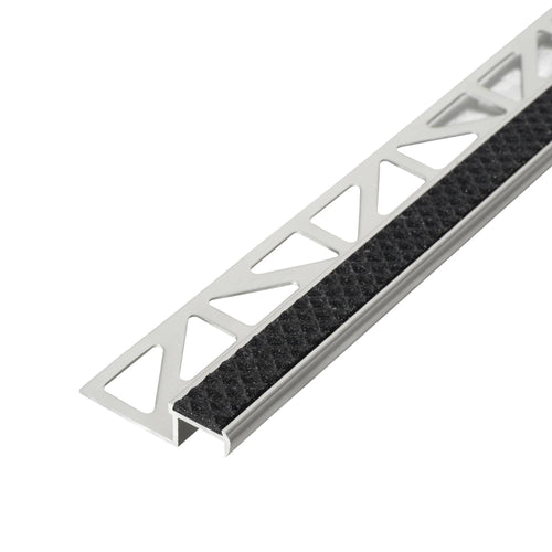 DURAL Profilé pour marches d'escalier avec insert 13 mm DIAMONDSTEP Aluminium anodisé neutral black 11mm 250cm