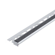 DURAL traptredeprofiel met inzetstuk 13 mm DIAMONDSTEP aluminium geanodiseerd antraciet 11mm 250cm