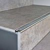 Treppenstufenprofil mit Einlage 13 mm DIAMONDSTEP Edelstahl (V2A/304) anthrazit 11mm 250cm