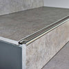 DURAL Profilé pour marches d'escalier avec insert 13 mm DIAMONDSTEP Acier inoxydable (V2A/304) rich brown 11mm 250cm