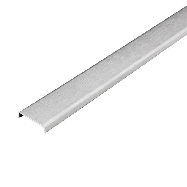 Listelliprofil DURALIS Edelstahl (V2A/304) gebürstet mit Schutzfolie 6mm 250cm