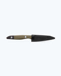 OD Green True Paring Knife with Black Sheath - Side Profile | Benchmade Knife Co.