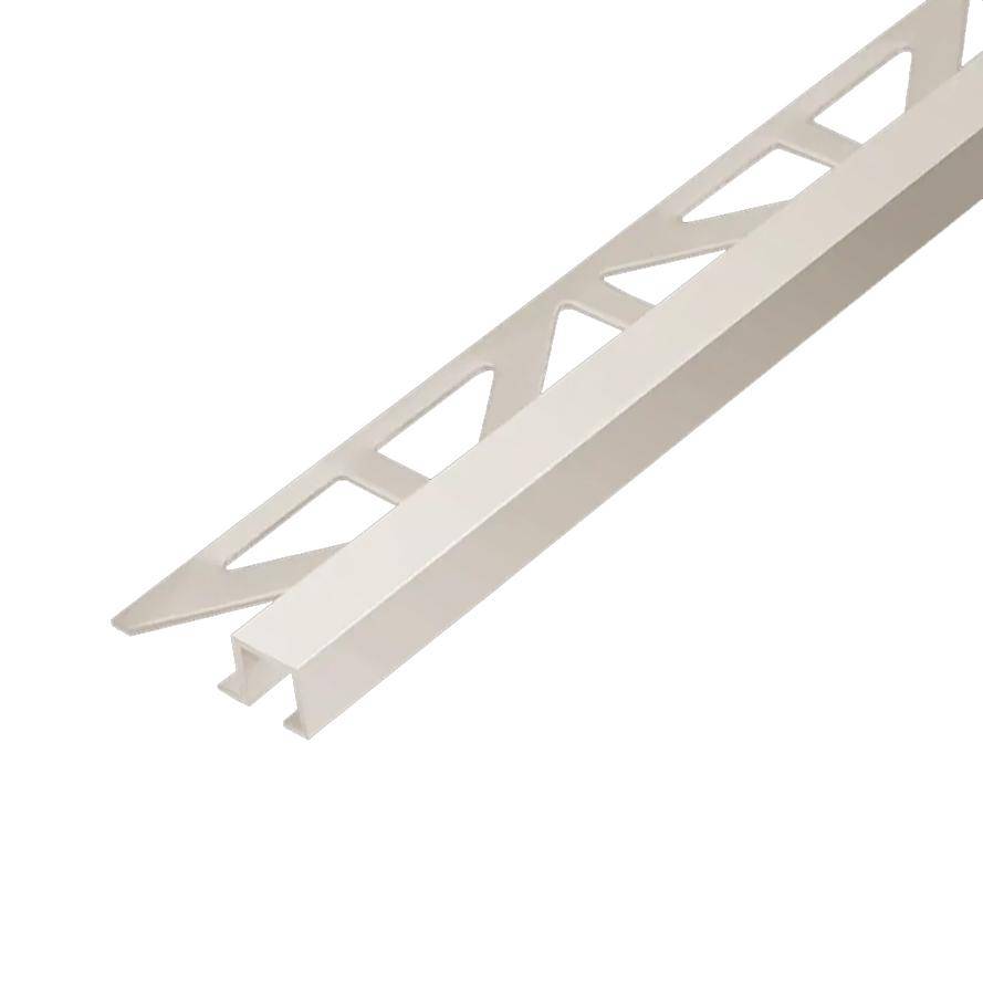 Abschlussprofil SQUARELINE Aluminium pulverbeschichtet sand RAL 0808005 9mm 250cm