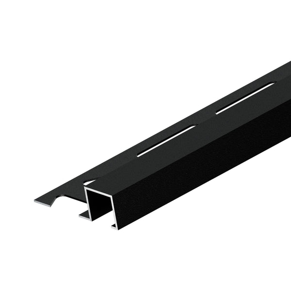Quadratprofil SQUARELINE Aluminium pulverbeschichtet schwarz matt 7mm 300cm