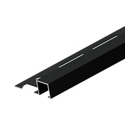 Quadratprofil SQUARELINE Aluminium pulverbeschichtet schwarz matt 7mm 250cm