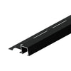 Quadratprofil SQUARELINE Aluminium pulverbeschichtet schwarz matt 9mm 300cm