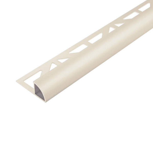 DURAL Profilé en quart de cercle DURONDELL Aluminium thermolaqué sable RAL 0808005 10mm 300cm