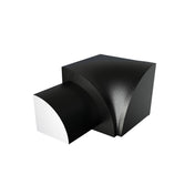 Innenecke DURONDELL Aluminium pulverbeschichtet schwarz matt 20mm