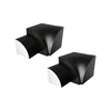 DURAL binnenhoek DURONDELL aluminium gepoedercoat zwart mat 8mm
