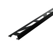 Winkelprofil DUROSOL Aluminium pulverbeschichtet schwarz matt RAL 9011 11mm 300cm