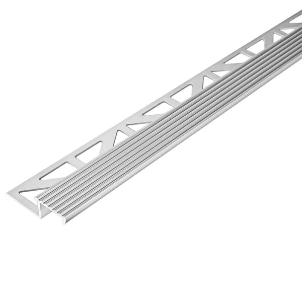 DURAL Profilé pour marches d'escalier DURASTEP SOLID Aluminium naturel 9mm 300cm