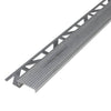 Treppenstufenprofil DURASTEP SOLID-L Aluminium natur 11mm 250cm