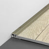 Abschlussprofil DUOFLOOR LVT BORDER Aluminium eloxiert titan 3,5mm 100cm