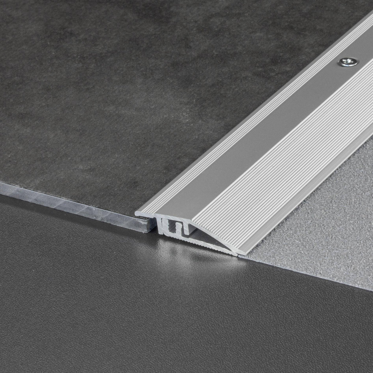 Anpassungsprofil DUOFLOOR LVT FINISH Aluminium eloxiert silber 3,5mm 100cm