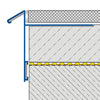 DURAL balcony angle profile undrilled DURABAL BK aluminum anodized silver 13+60mm 300cm
