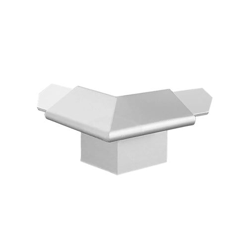 Angle extérieur DURAL DURABAL BK aluminium anodisé argent 74mm 23mm