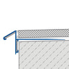 Cornière de balcon DURAL non percée DURABAL BK aluminium anodisé argent 11mm 300cm