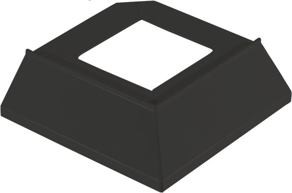 Eckstück DURABAL BT 11 Aluminium pulverbeschichtet anthrazit RAL 7016 72mm