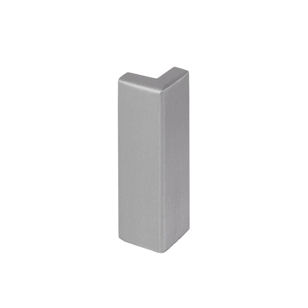 Außenecke DURABAL BO Aluminium pulverbeschichtet platingrau RAL 7036 80mm 8mm