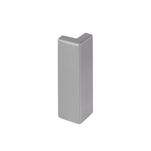 Außenecke DURABAL BO Aluminium pulverbeschichtet platingrau RAL 7036 80mm 8mm