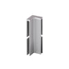 DURAL binnenhoek DURABAL BO aluminium gepoedercoat platinagrijs RAL 7036 60 mm 12 mm