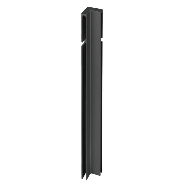 Innenecke DURABAL BO Aluminium pulverbeschichtet anthrazit RAL 7016 100mm 12mm
