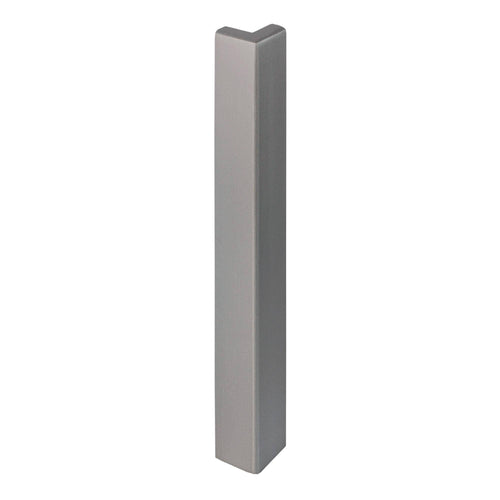 Außenecke DURABAL BO Aluminium pulverbeschichtet platingrau RAL 7036 120mm 8mm