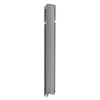 Innenecke DURABAL BO Aluminium pulverbeschichtet platingrau RAL 7036 100mm 12mm