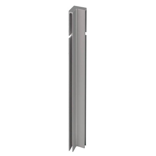 Innenecke DURABAL BO Aluminium pulverbeschichtet platingrau RAL 7036 120mm 12mm