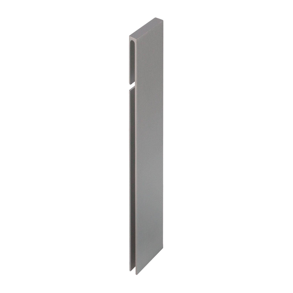 Innenecke DURABAL BO Aluminium pulverbeschichtet platingrau RAL 7036 120mm
