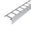 Balkonwinkelprofil DURABAL BO Aluminium eloxiert silber 60mm 20+40mm 300cm