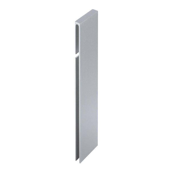 DURAL binnenhoek DURABAL BO aluminium geanodiseerd zilver 100mm 18mm