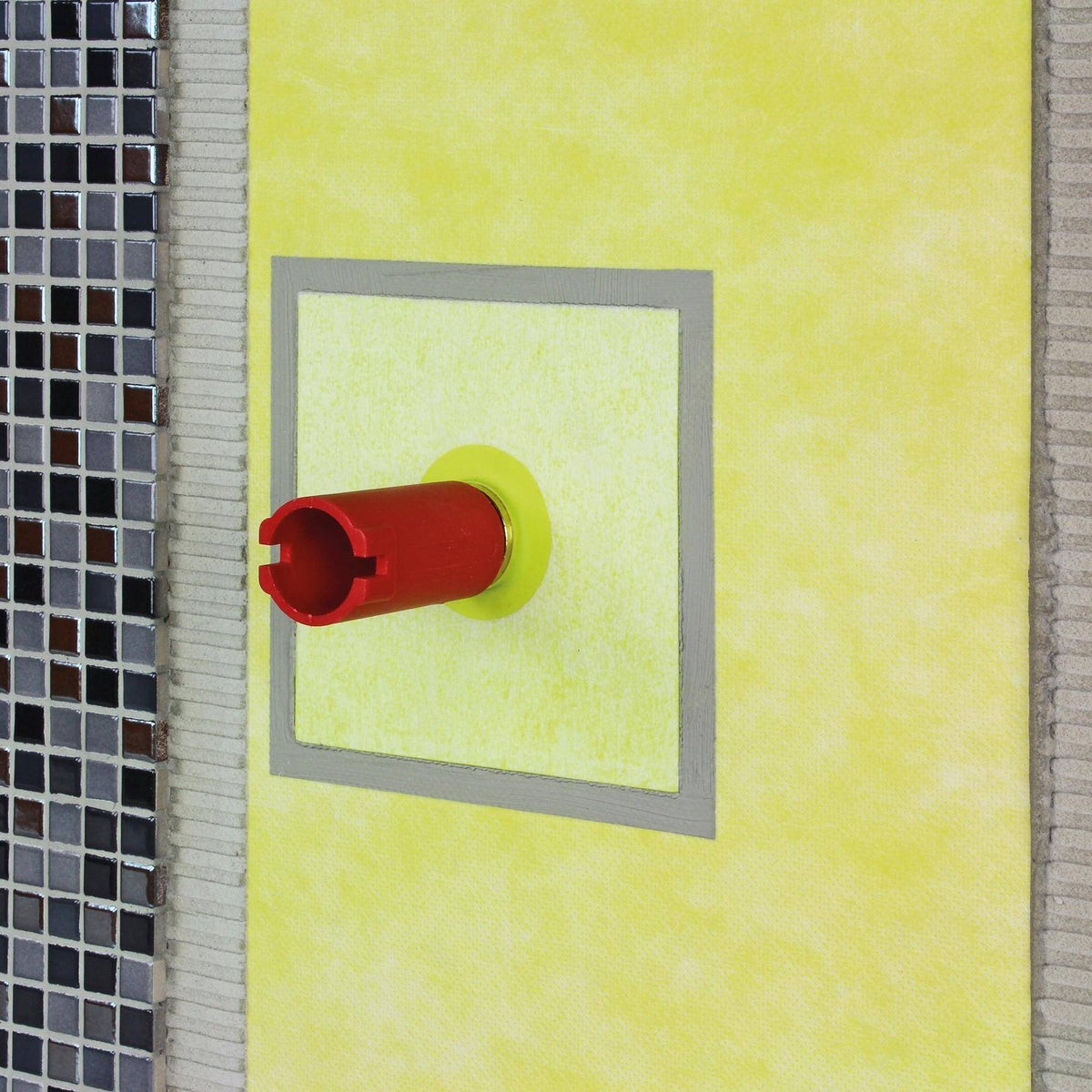 Dichtmanschette Wand DURABASE WP gelb 120mm Karton a 25 Stück