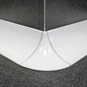DURAL buitenhoek DURACOVE HK gegoten metaal, gepoedercoat wit 28mm
