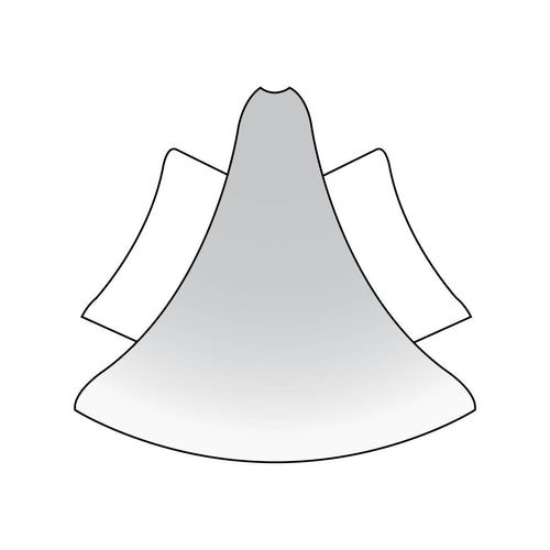 Außenecke DURACOVE HK Metalldruckguss eloxiert silber 28mm