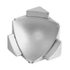 DURAL Angle intérieur DURACOVE HK métal coulé sous pression anodisé argent 28mm