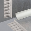 Profilé à gorge DURAL DURACOVE HK aluminium anodisé argent 28mm 250cm