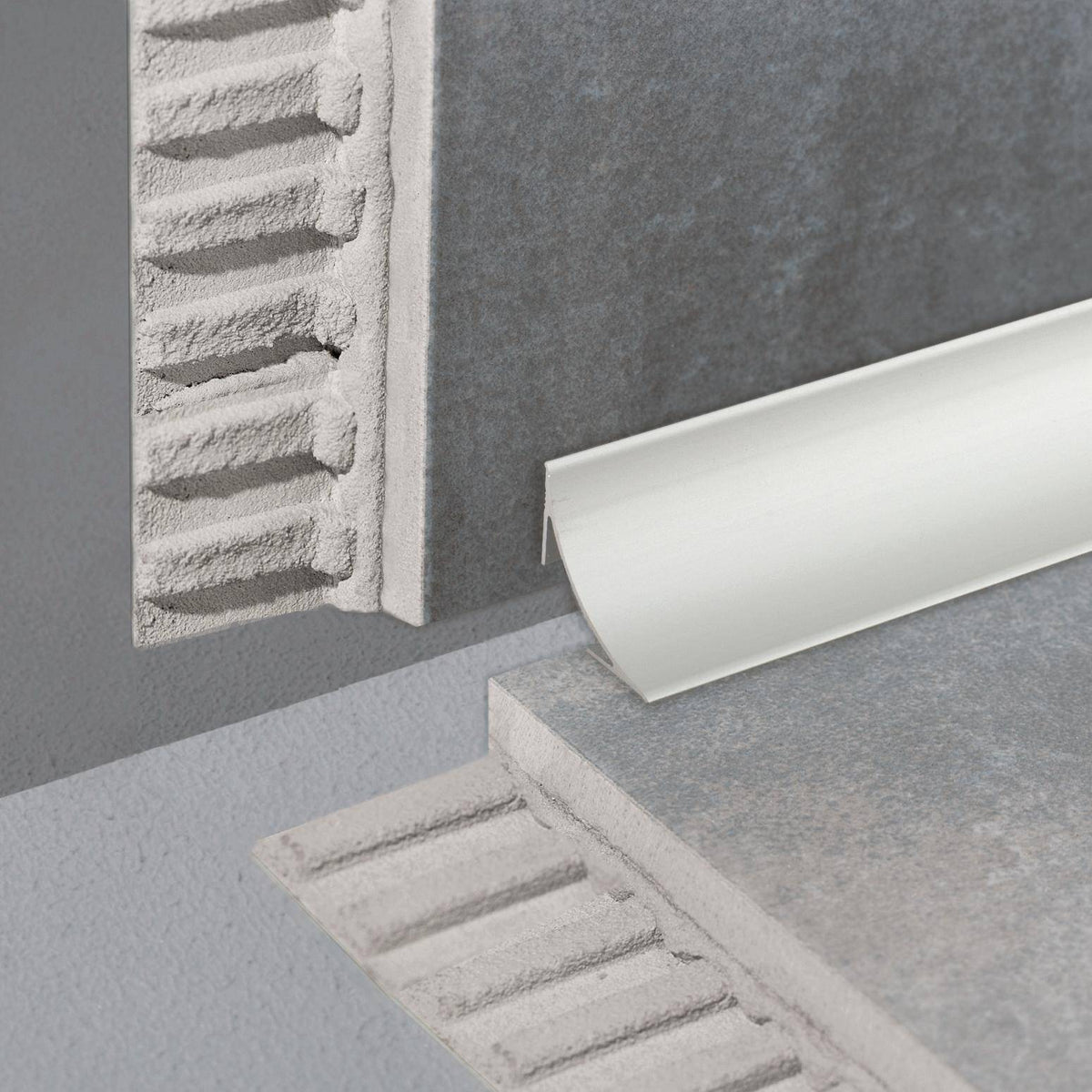 Profilé à gorge DURAL DURACOVE HK aluminium anodisé argent 28mm 250cm