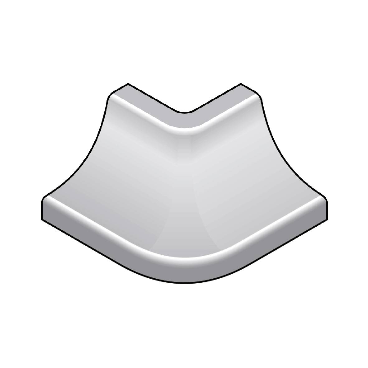 DURAL Angle extérieur DURACOVE DB Acier inoxydable (V2A/304) naturel 12mm