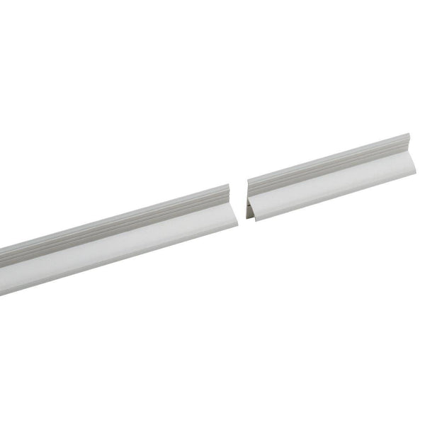 Sanitärprofil DURACOVE ZK PVC grau 3mm 183cm