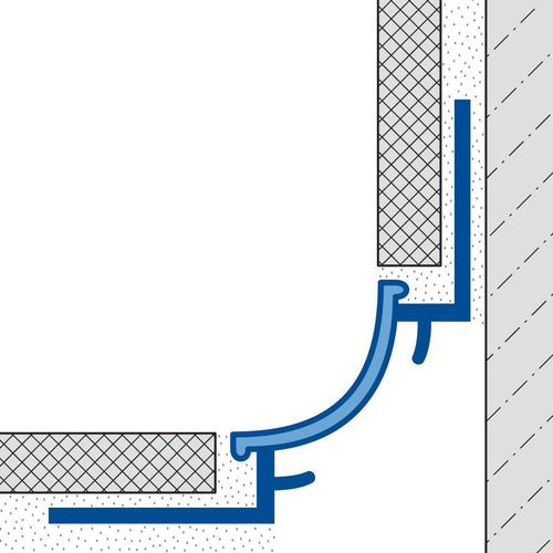 Sanitärprofil DURACOVE DB PVC weiß 9mm 250cm
