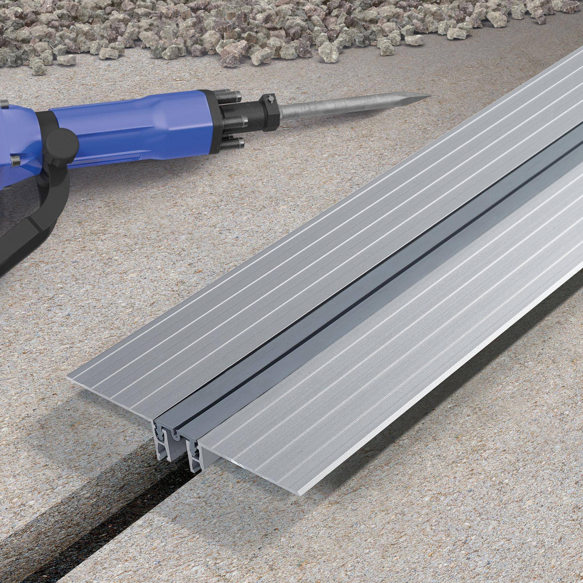 Dehn- und Bewegungsfugenprofil DURAFLEX SD Aluminium 24mm 300cm