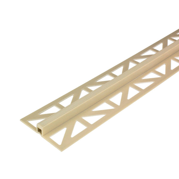Profilé de joint de dilatation et de mouvement DURAL branches larges perforées DURAFLEX PVC PVC beige 15mm 250cm