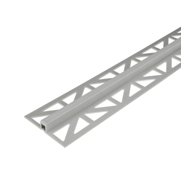 Profilé de joint de dilatation et de mouvement DURAL branches larges perforées DURAFLEX PVC PVC gris 15mm 250cm