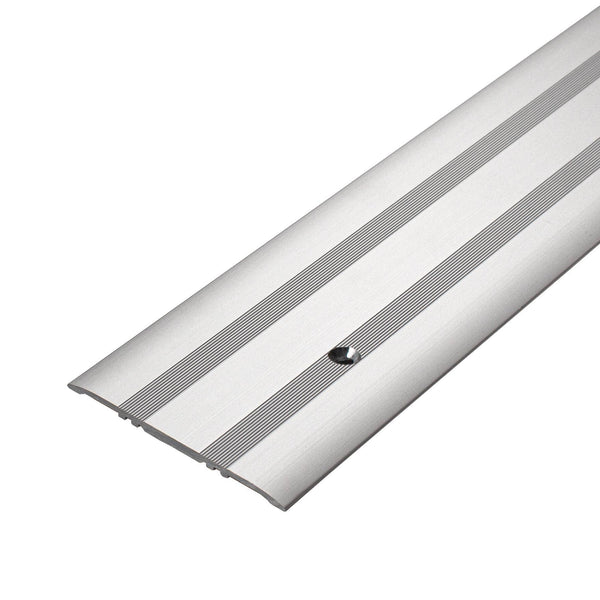 DURAL afdekprofiel eenzijdig geboord DURAFLEX KA aluminium naturel zilver 3,5mm 250cm