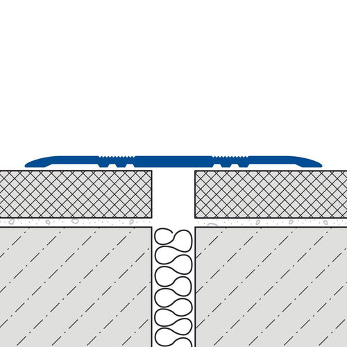 Profilé de recouvrement DURAL sans perçage DURAFLEX KA aluminium anodisé argent anodisé 4mm 250cm