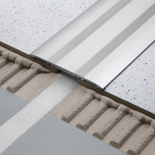 Abdeckprofil ohne Bohrung DURAFLEX KA Aluminium natur silber 3,5mm 250cm