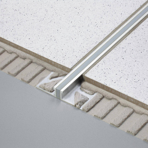 Profilé de joint de dilatation et de mouvement DURAL DURAFLEX METALL Aluminium gris 22mm 250cm